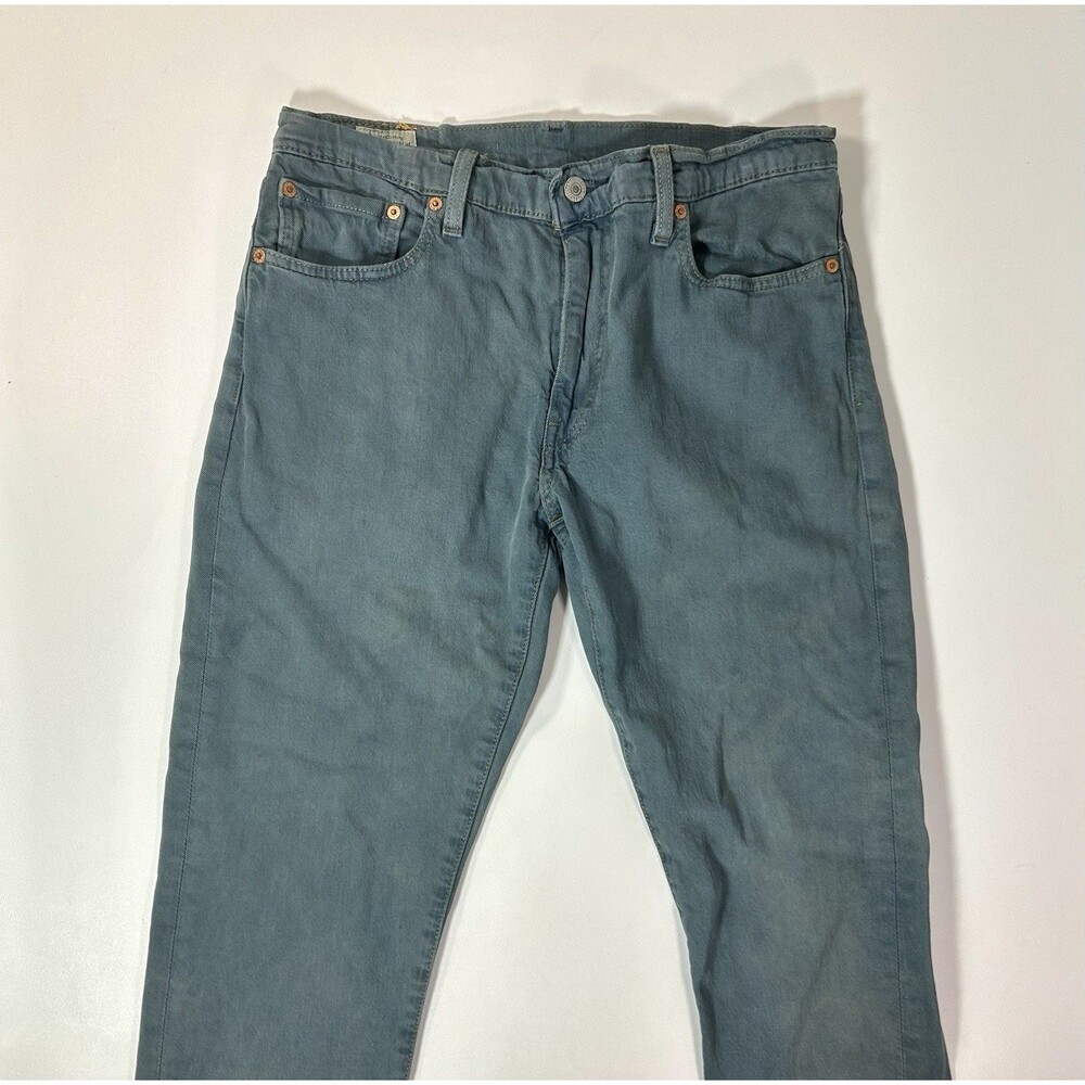 Levi’s 512 32x32 Solid Dark Teal Green Blue Pants
